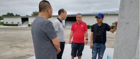 廣東環(huán)保產(chǎn)業(yè)協(xié)會領導蒞臨賀州市坤德環(huán)?？萍加邢薰菊{(diào)研